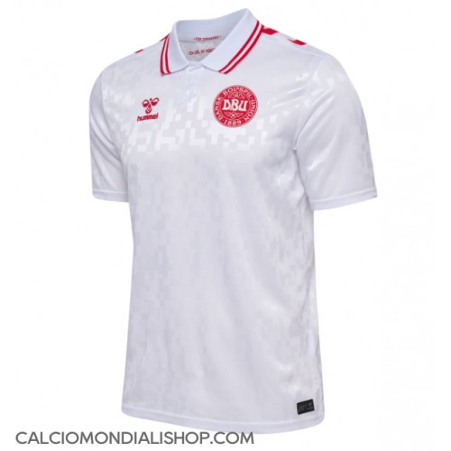 Maglie da calcio Danimarca Seconda Maglia Europei 2024 Manica Corta